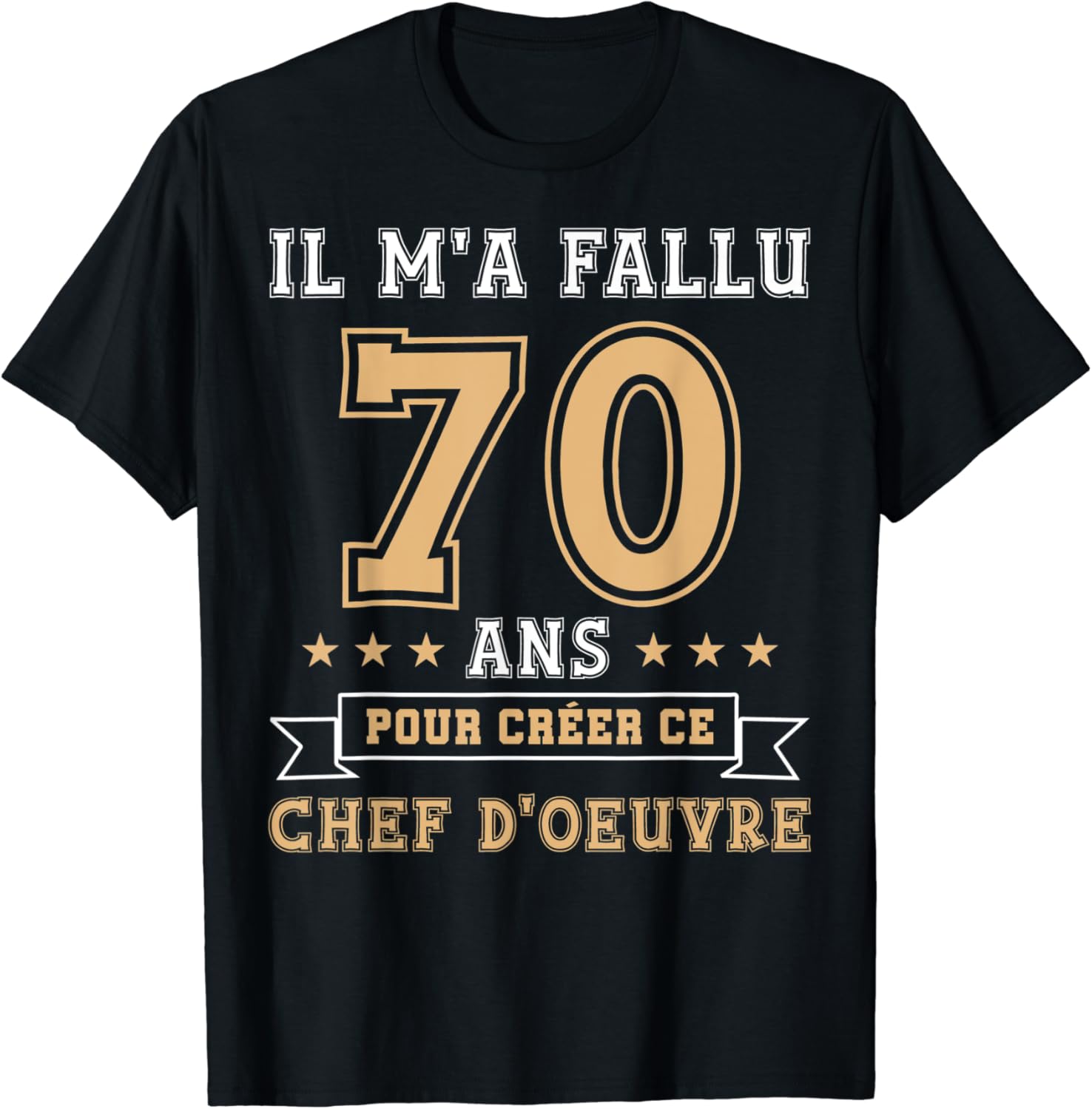 Cadeau anniversaire 70 ans papy mamie humour grands parents TShirt Amazon.fr Mode
